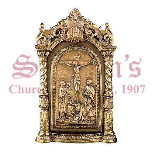 Tabernacle with Crucifixion Scene