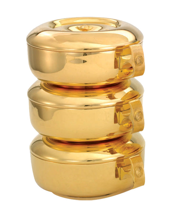 Stacking Ciboria Set in Gold Plated Finish