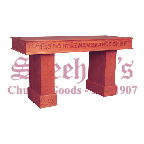 Communion Table with Lettering