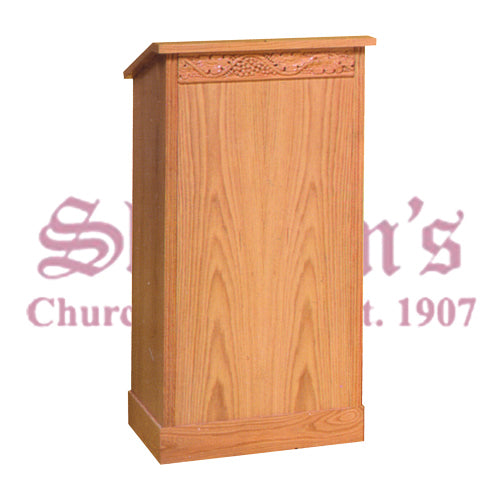 Lectern with Grape Leaf & Vine Carving