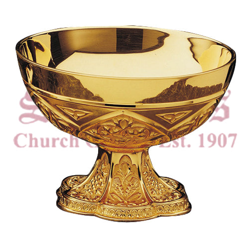 Gothic Ornamented Chalice and Scale Paten