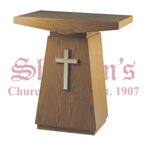 Credence Table with Gold Cross