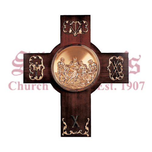 Stations of The Cross Plaque - Brass Church Sanctuary Stations