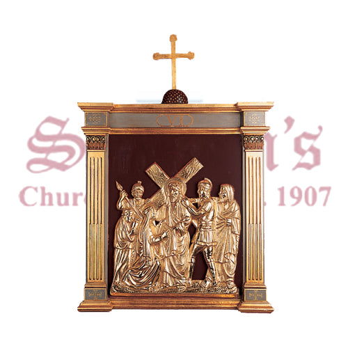 Stations of The Cross Polychrome Finish - Church Sanctuary Stations