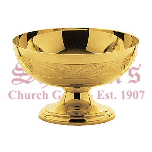Hand Chiseled Wheat and Grape Ornamented Chalice