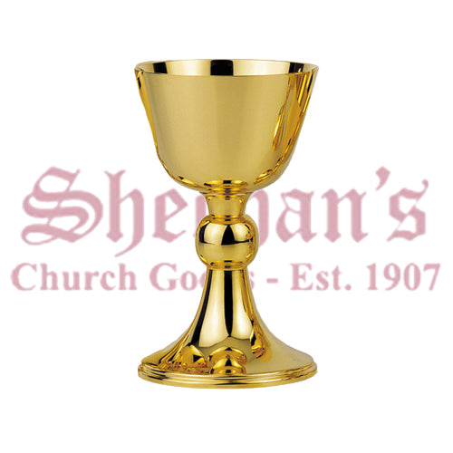 Classic Large Open Ciboria Gold-Plated