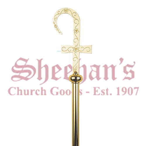 Crozier With "Flower of Passion" Design