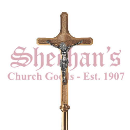 5959 Processional Crucifix in Satin Finish