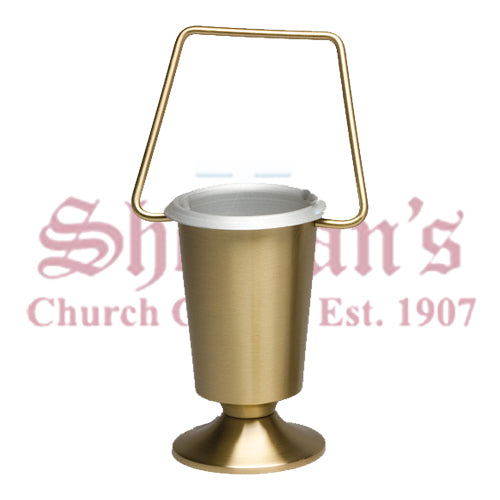 Holy Water Bucket in Satin Bronze Finish