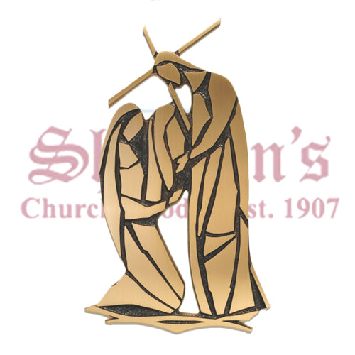 Stations of the Cross with Bronze Numerals
