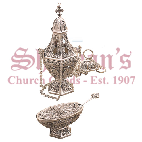 Gothic Censer, Boat and Spoon