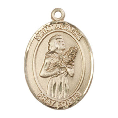 St. Agatha Large Pendant