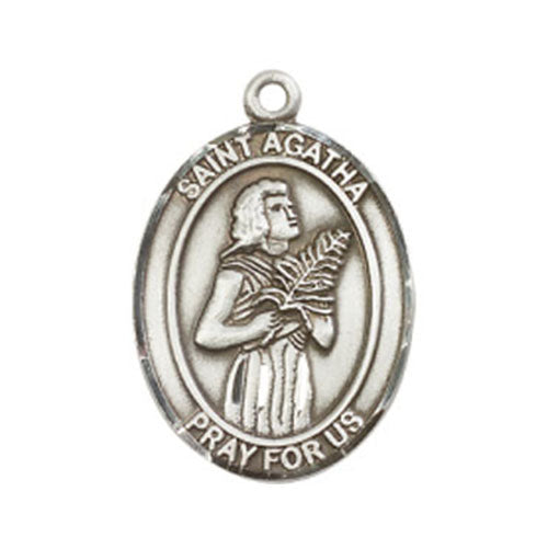 St. Agatha Large Pendant