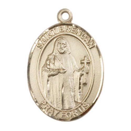 St. Brendan the Navigator Large Pendant
