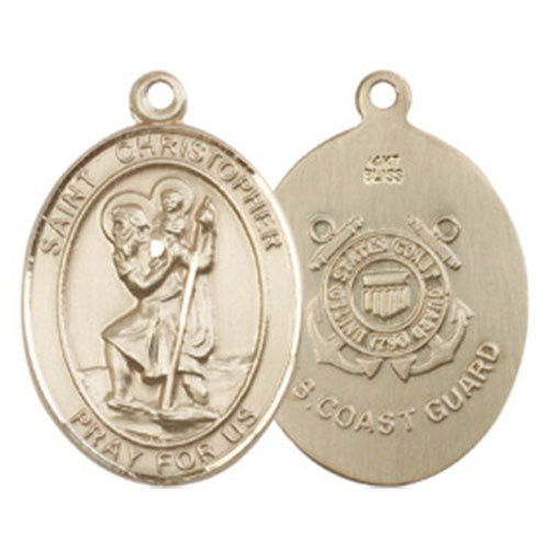 St. Christopher - Coast Guard Large Pendant