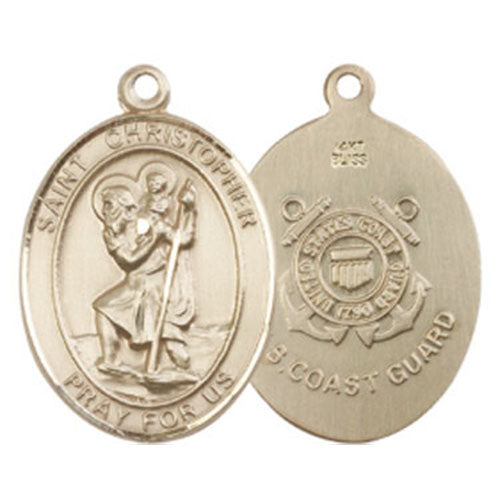 St. Christopher - Coast Guard Large Pendant