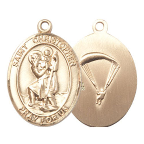 St. Christopher - Paratrooper Large Pendant