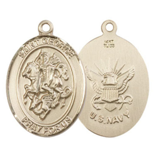 St. George - Navy Large Pendant