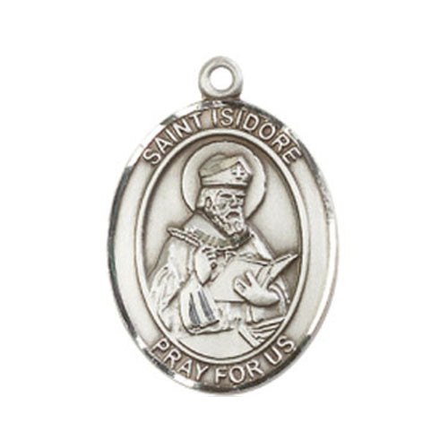 St. Isidore of Seville Large Pendant