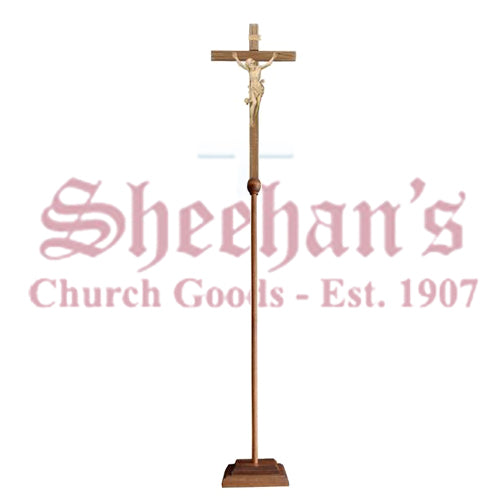 Processional Crucifix Leonardo Cross Straight