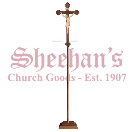 Processional Crucifix Sienna Cross Baroque Stained
