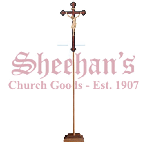 Processional Crucifix Sienna Cross Baroque Antique