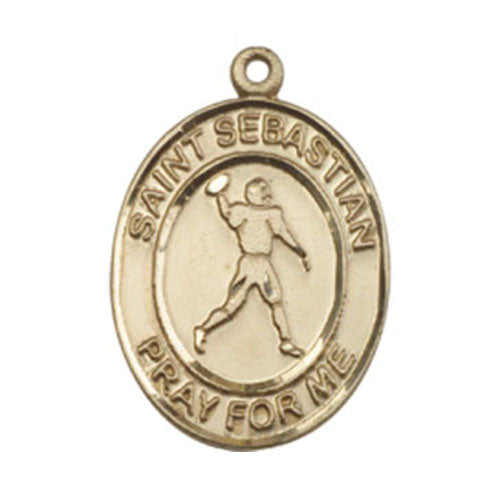 St. Sebastian-Football Large Pendant