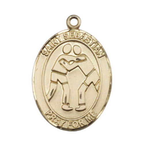 St. Sebastian-Wrestling Large Pendant