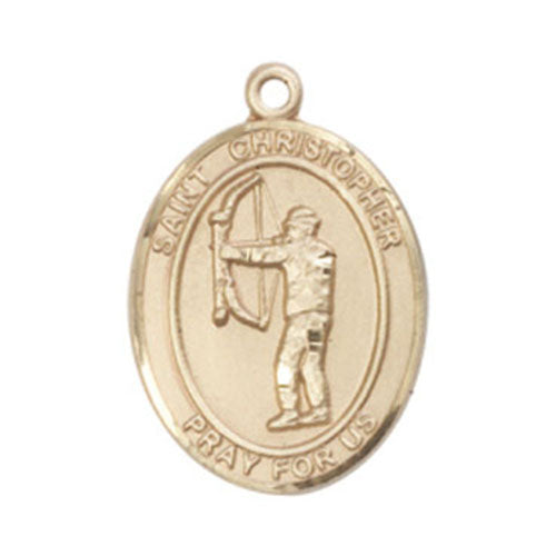 St. Christopher-Archery Large Pendant