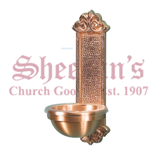 Holy Water Wall Font in High Relief Finish