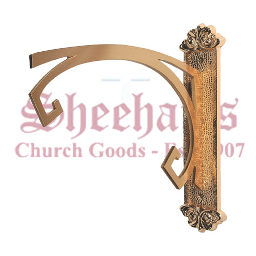 Sanctuary Lamp Wall Bracket With Filigree Motif