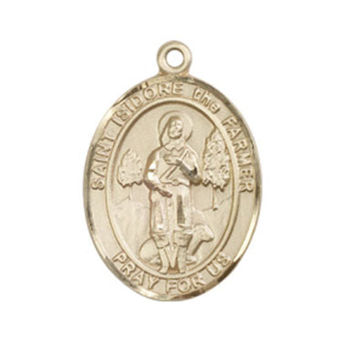 St. Isidore the Farmer Large Pendant