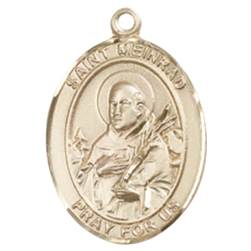 St. Meinrad of Einsideln Large Pendant