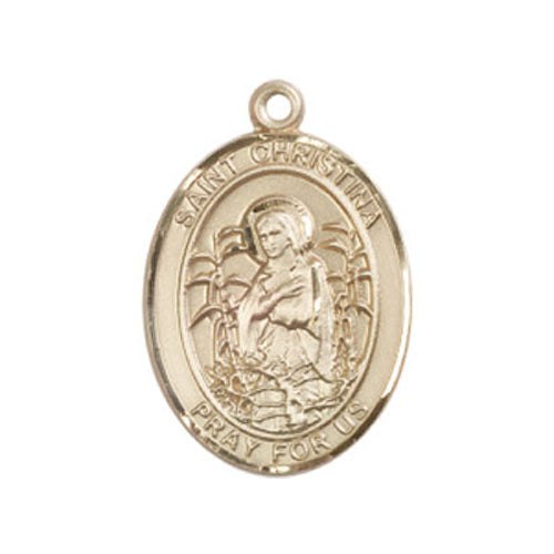 St. Christina the Astonishing Large Pendant
