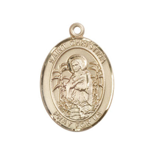 St. Christina the Astonishing Large Pendant