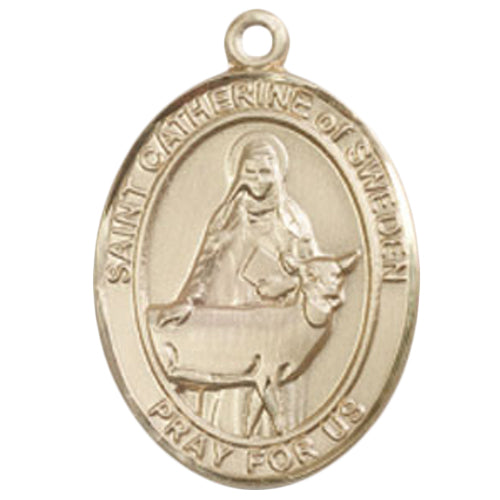 St. Catherine of Sweden Large Pendant