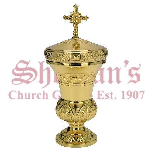 Bishop's Oil Stock With Detailed Cross