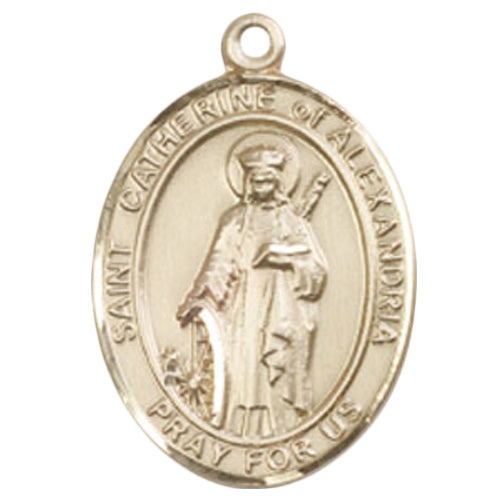 St. Catherine of Alexandria Large Pendant