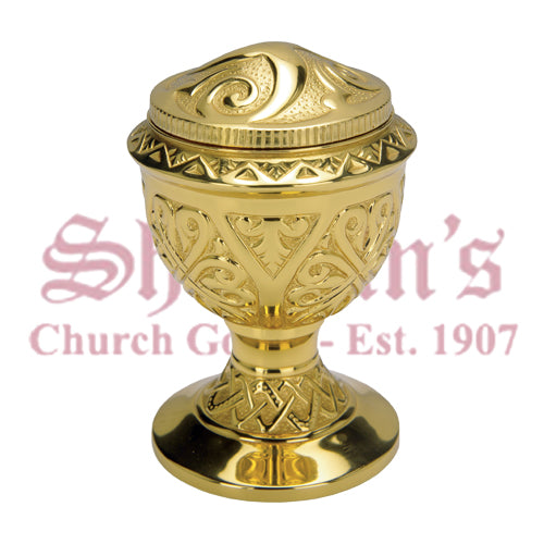 Bishop's Etched Chalice Style Oil Stock