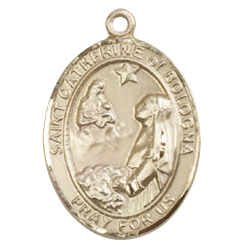 St. Catherine of Bologna Large Pendant