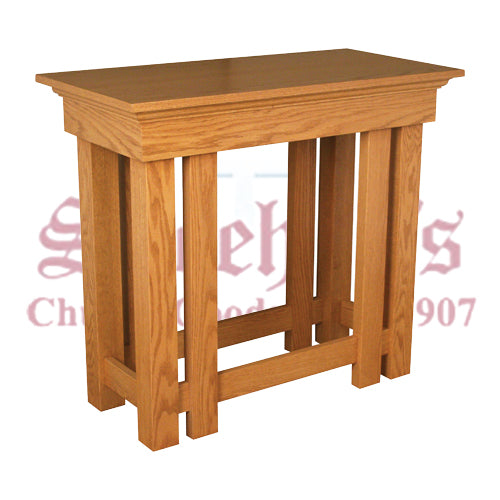 Offitory Table Credence or Offertory Tables and Stands - Furniture — Matthew F. Sheehan
