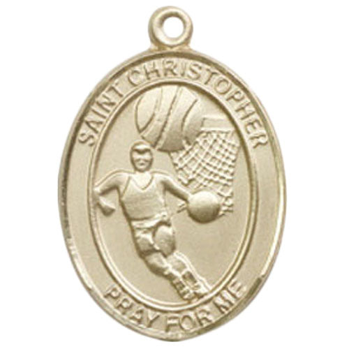 St. Christopher-Basketball Large Pendant