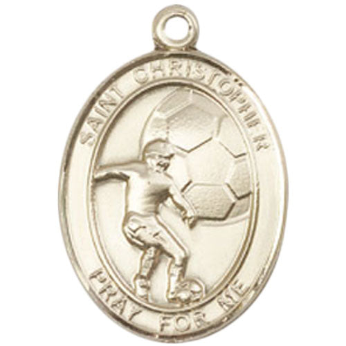 St. Christopher-Soccer Large Pendant