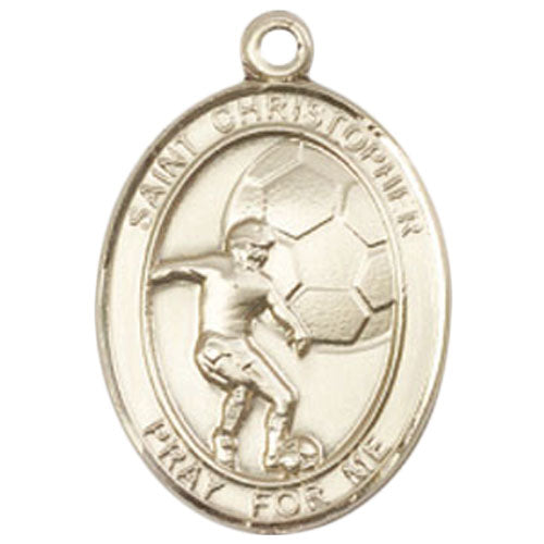 St. Christopher-Soccer Large Pendant