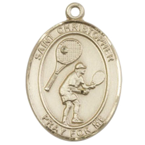 St. Christopher-Tennis Large Pendant