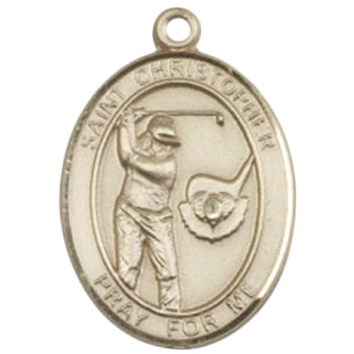 St. Christopher-Golf Large Pendant