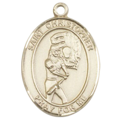 St. Christopher-Softball Large Pendant