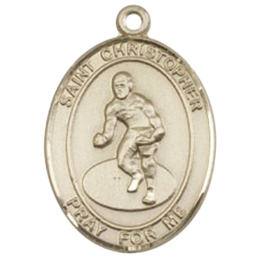 St. Christopher-Wrestling Large Pendant