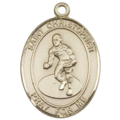 St. Christopher-Wrestling Large Pendant