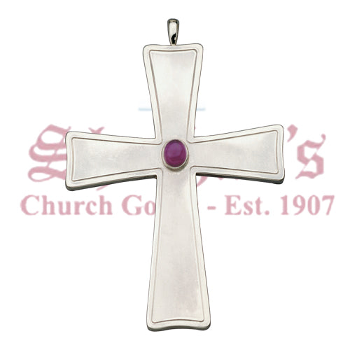 Pectoral Cross with Polished Stone